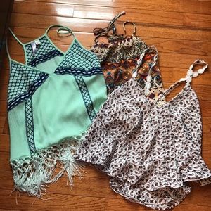 Bundle of Tank Tops- Francesca’s and Pacsun
